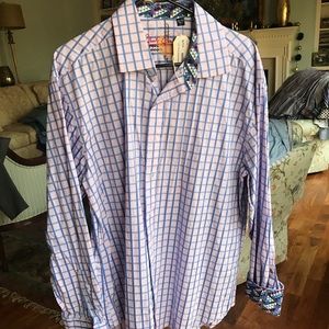 Light Pink & Blue Dress Shirt